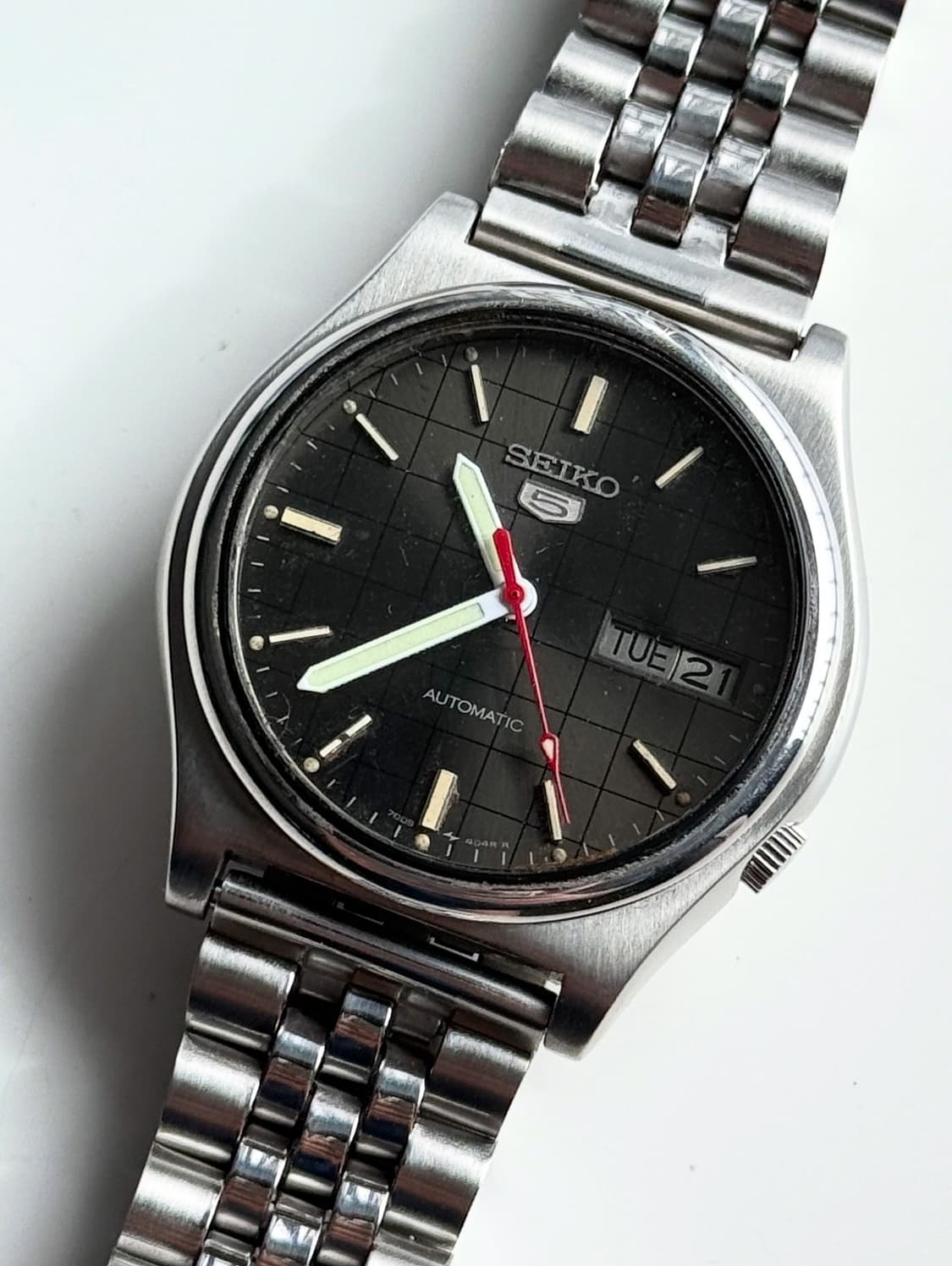 80s Seiko5 Autmatic Vintage Metal Watch 상품이미지2