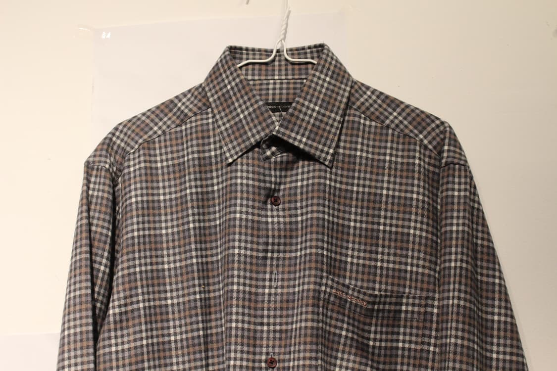 248. 그레이.브라운 체크 셔츠 상품이미지2