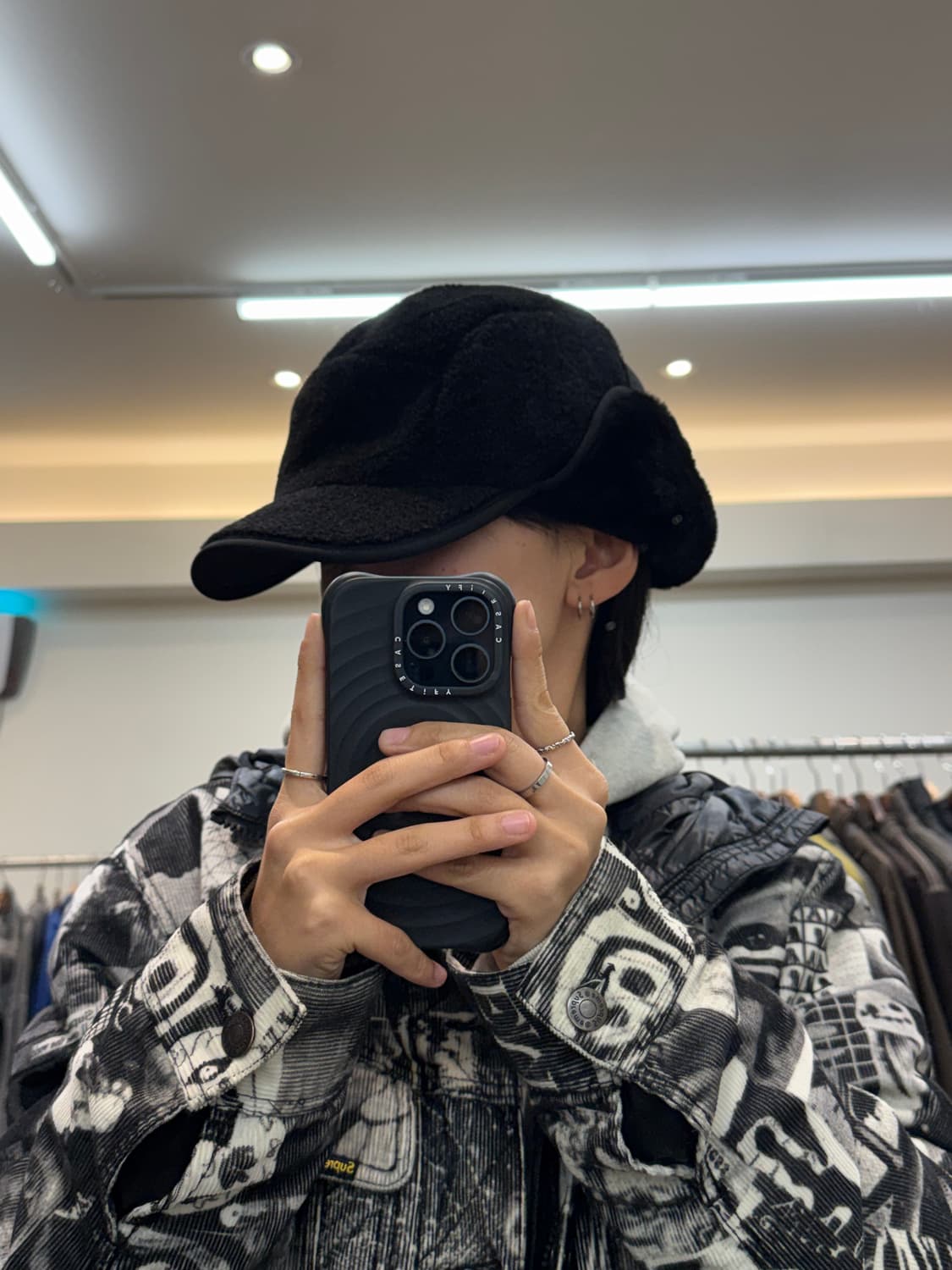 노스페이스 화이트라벨 퍼피 플리스 이어머프 캡 상품이미지5