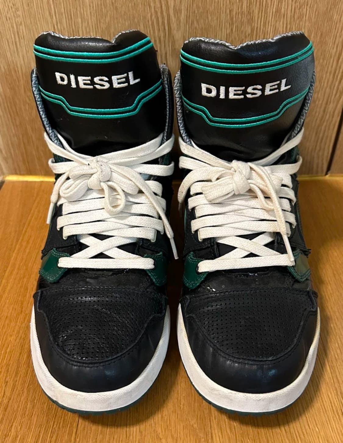 급처 Diesel 디젤 하이탑 스니커즈 재스퍼 그린 280 상품이미지2