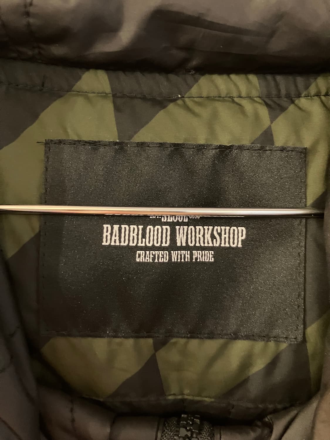 배드블러드 체크 바람막이 L 상품이미지4