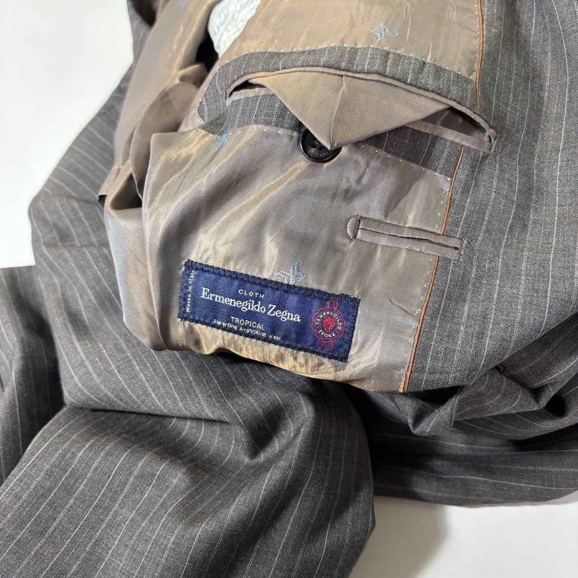 95 M 에르메네질도 제냐 로로피아나 로얄스탠다드 스트라이프 블레이져 상품이미지4