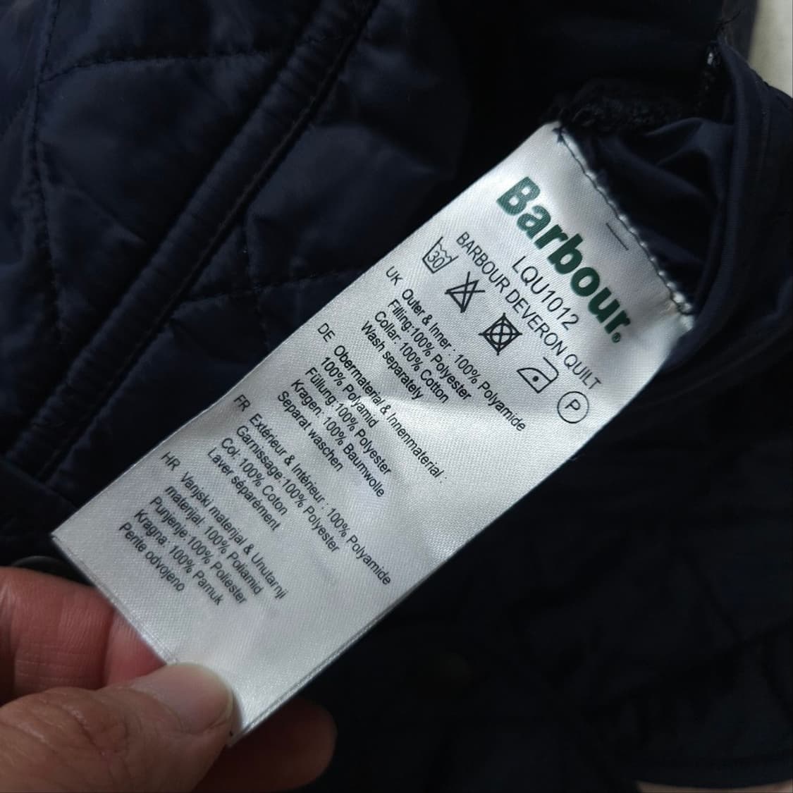 바버 데브론 퀼팅 자켓 uk8 상품이미지7