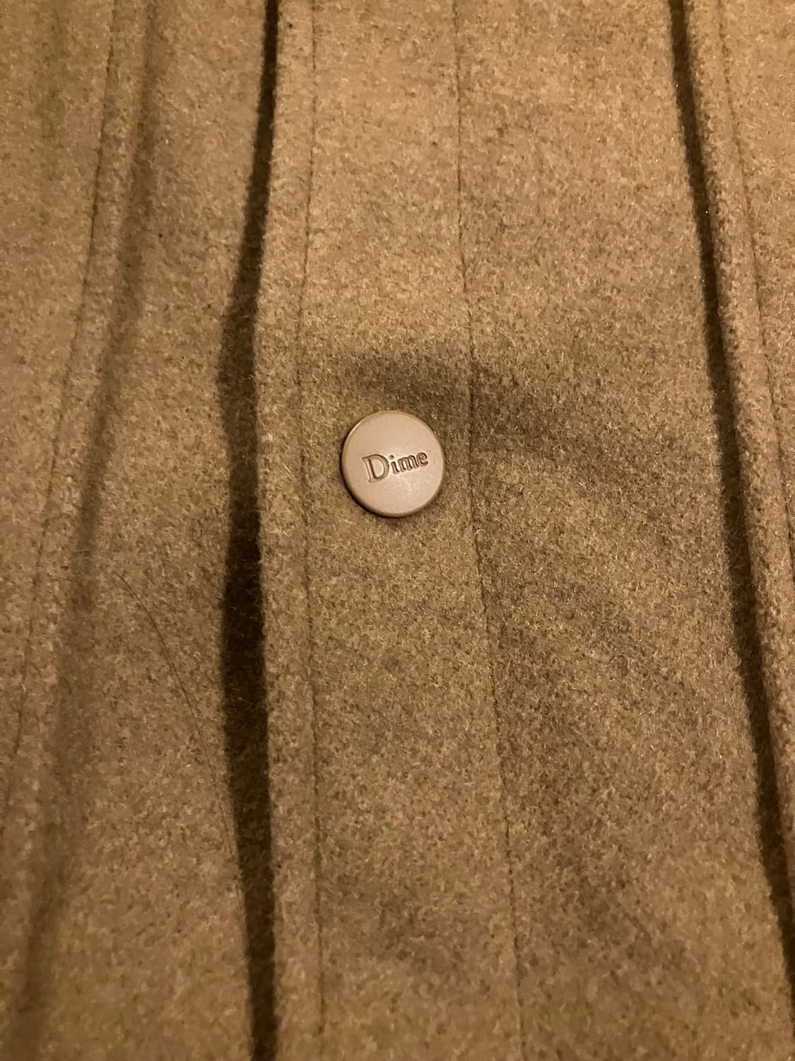 Dime 다임 스케이트보드 울 보머 자켓 탄 XL 상품이미지3