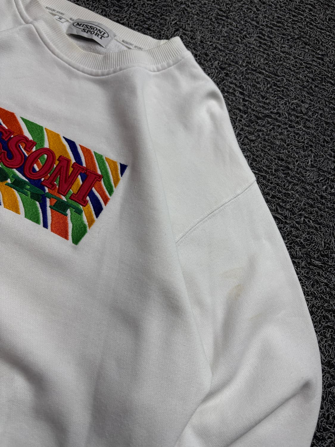 00s 미쏘니 아카이브 빅로고 크루넥 스웻셔츠 1985 상품이미지3