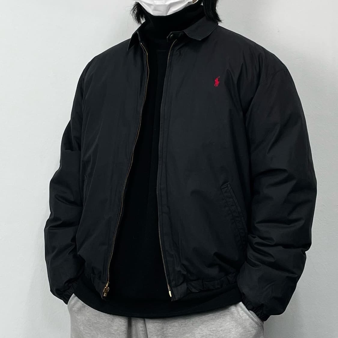 L(XL) 폴로 패디드 누빔 폴리쉘 스윙톱 자켓 상품이미지2