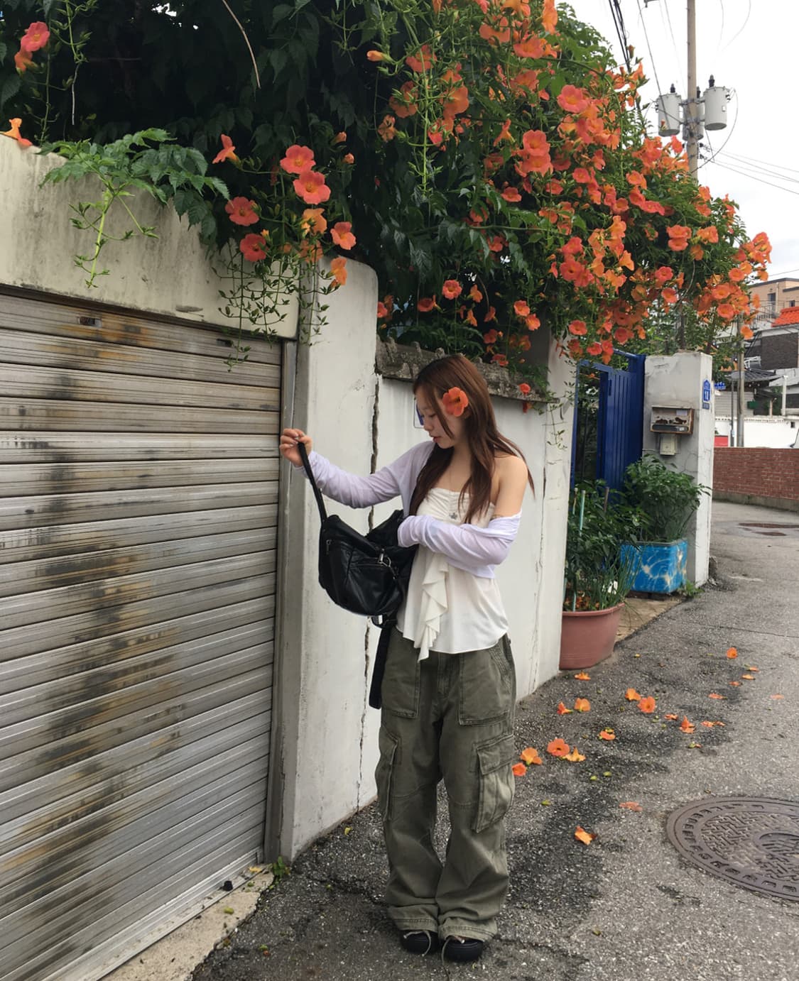 아워캐비넷 move washing cargo pants 상품이미지1