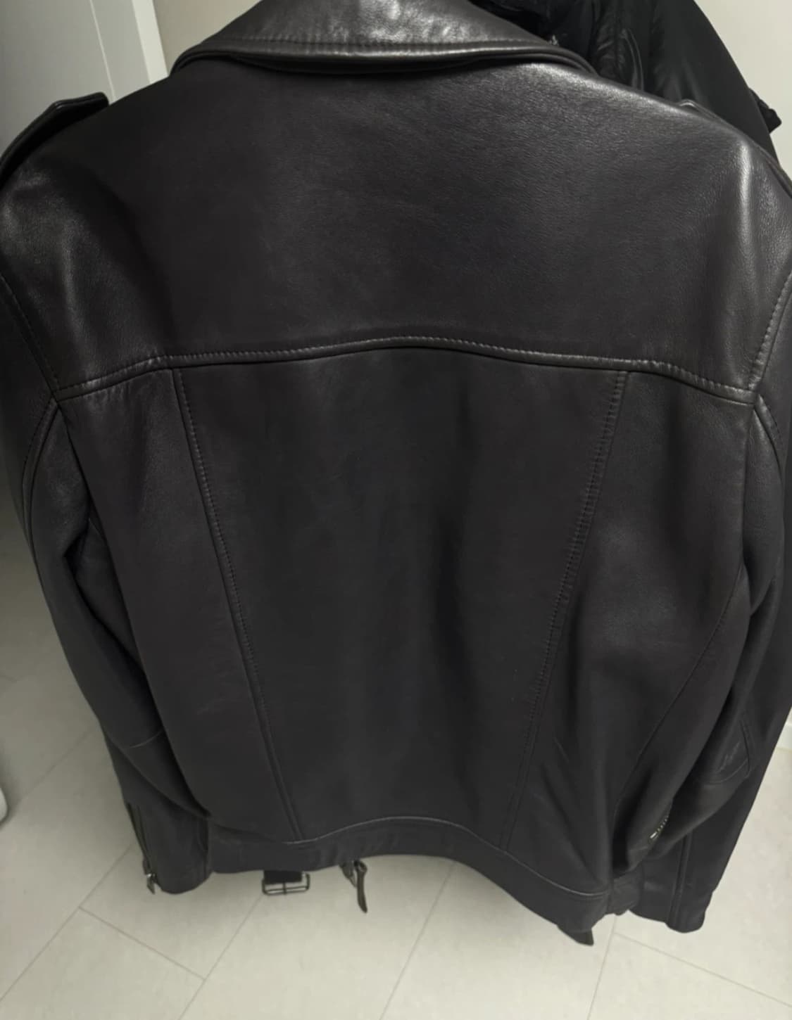 올세인츠 램스킨 양 가죽자켓 상품이미지2