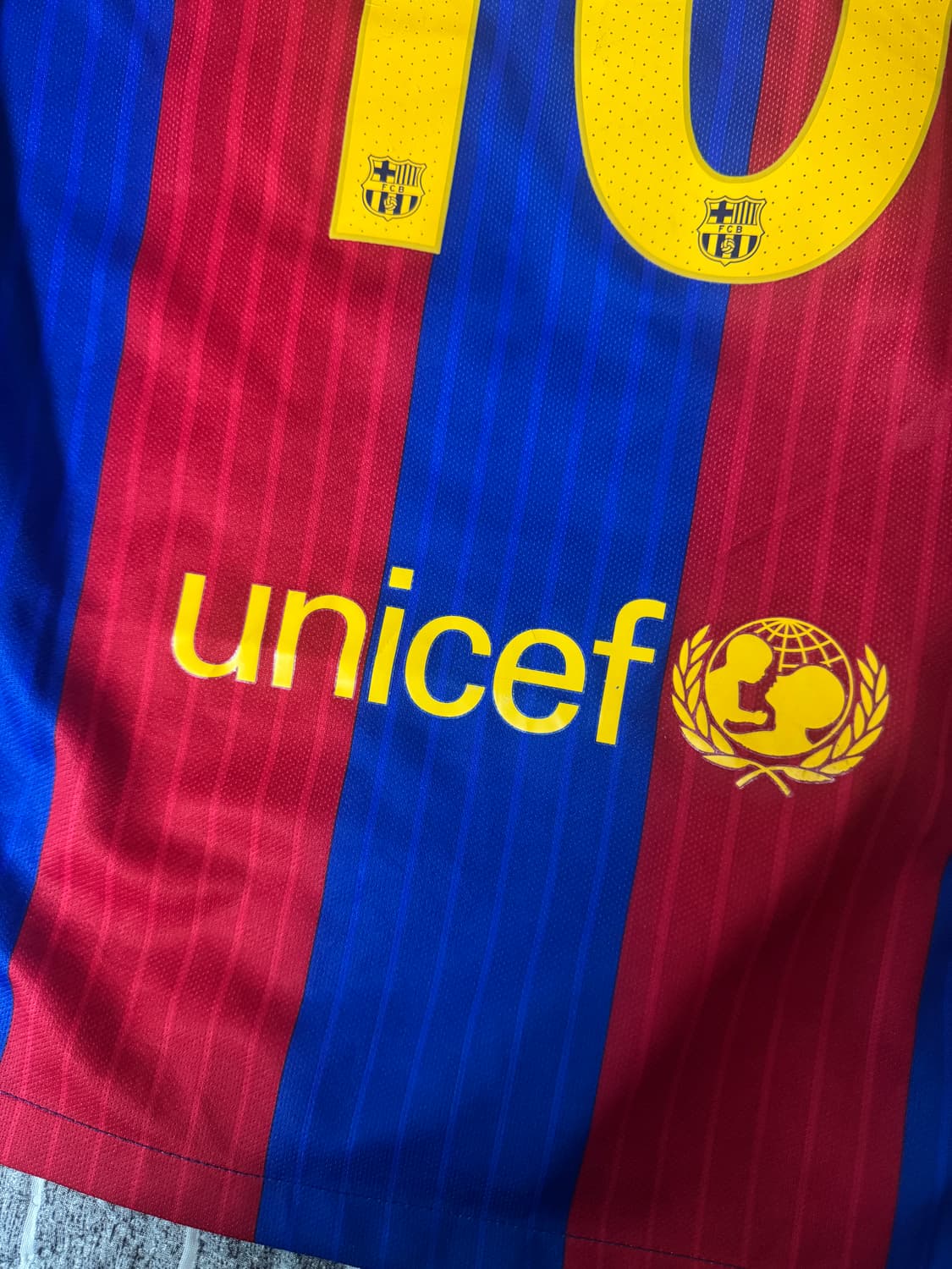 1617 바르셀로나 메시 마킹 유니폼 m사이즈 상품이미지4