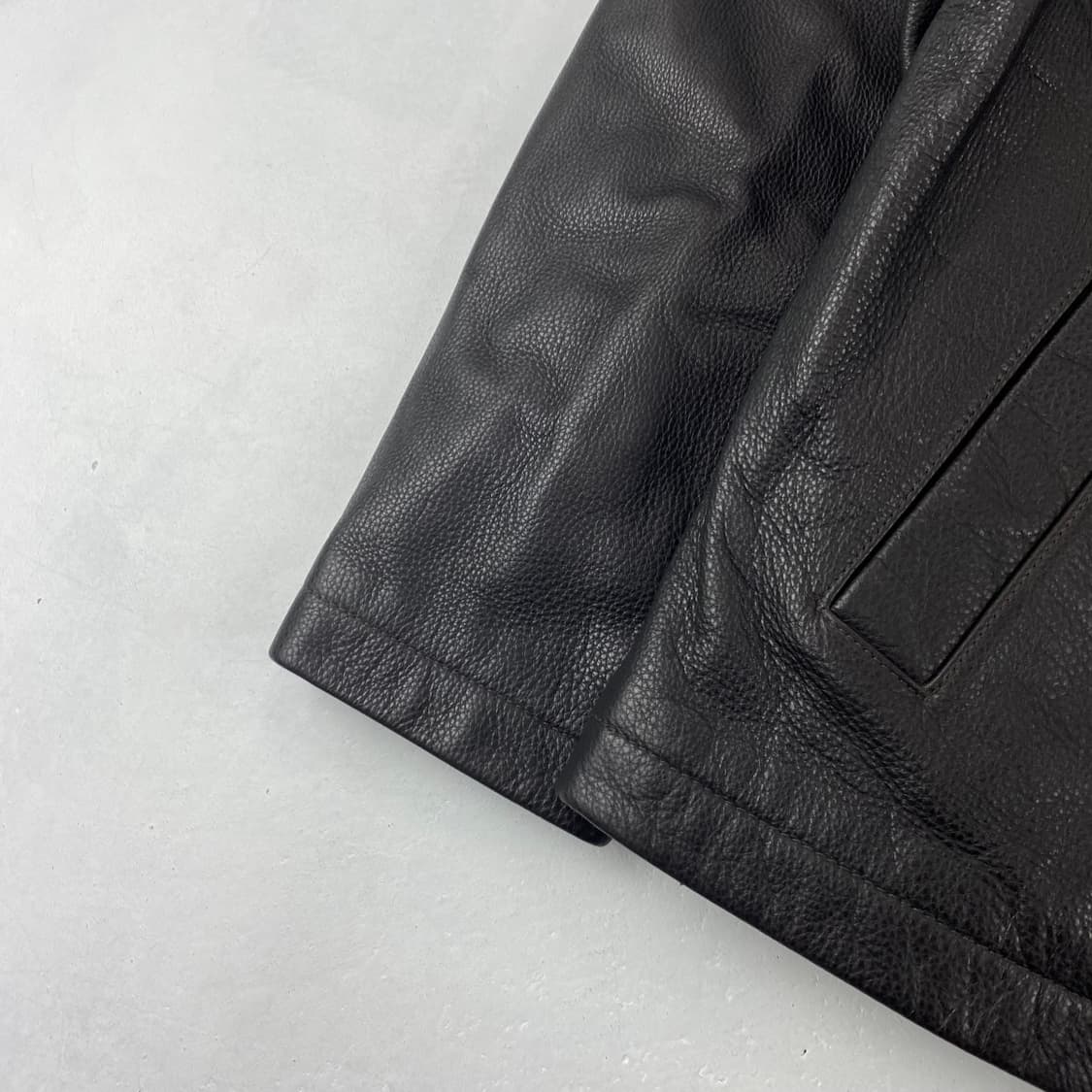 조스에이뱅크 소가죽 레더 자켓 (100) 상품이미지3