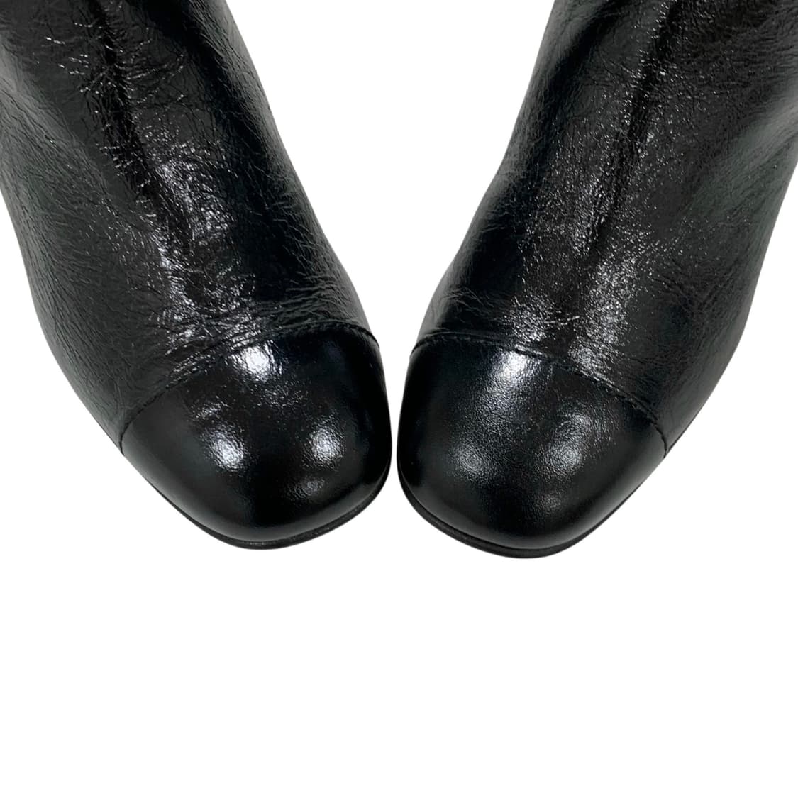 샤넬 CC로고 체인 장식 참 레더 롱 부츠 G35006 상품이미지6