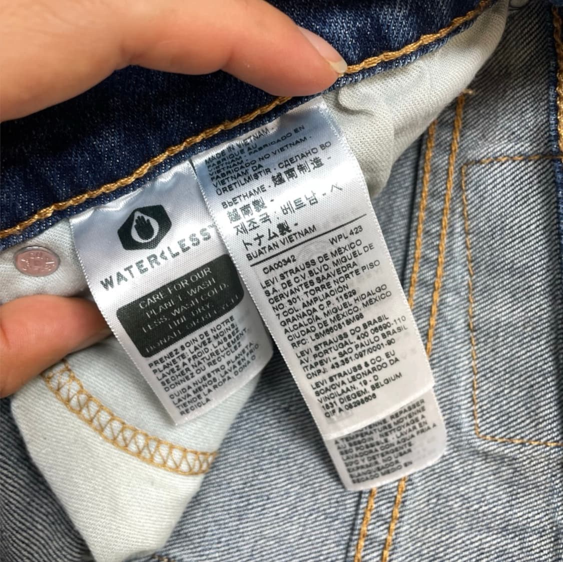 리바이스 502 레귤러 테이퍼드 데님팬츠 W32 L30 상품이미지4