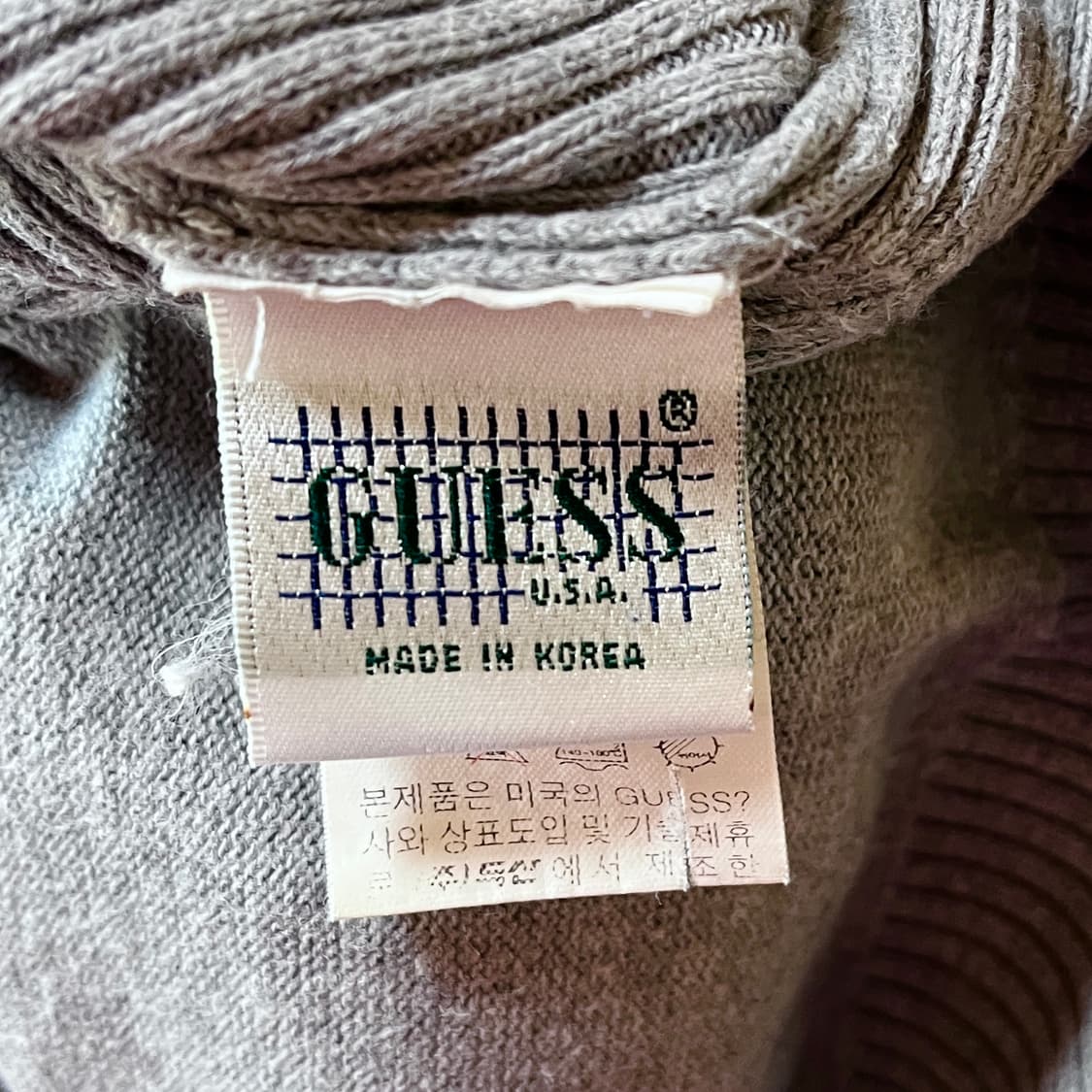 90s 두산 Guess Jeans 니트 티셔츠 상품이미지10