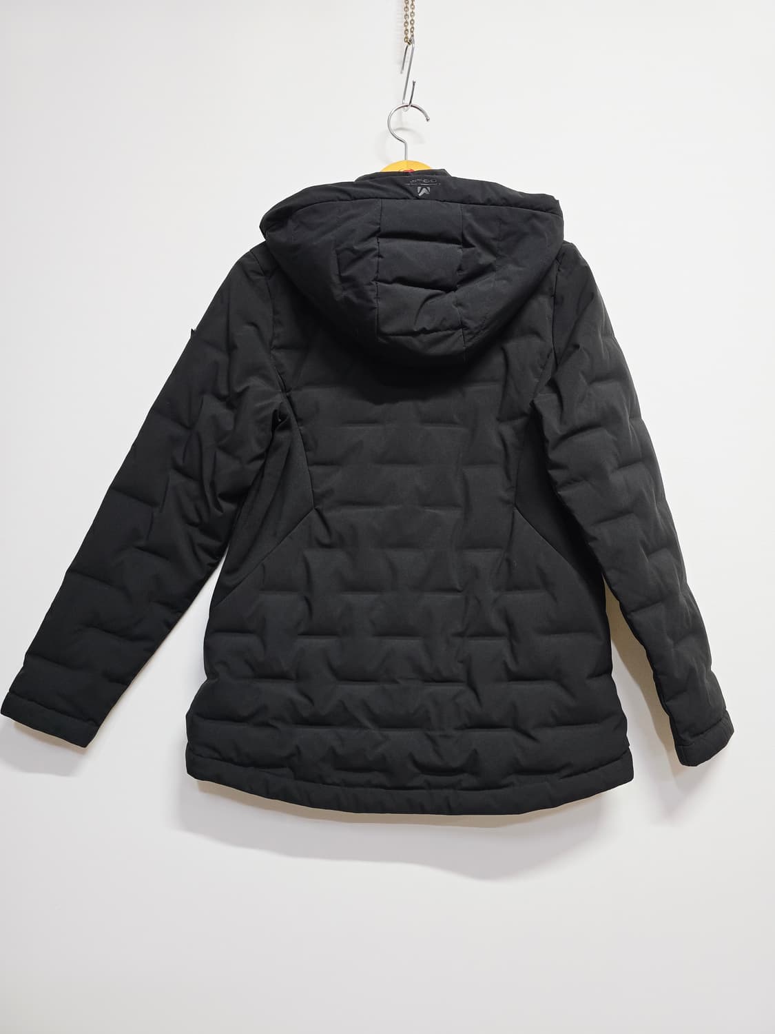 밀레 블랙 후드 구스다운패딩 자켓 100 상품이미지4