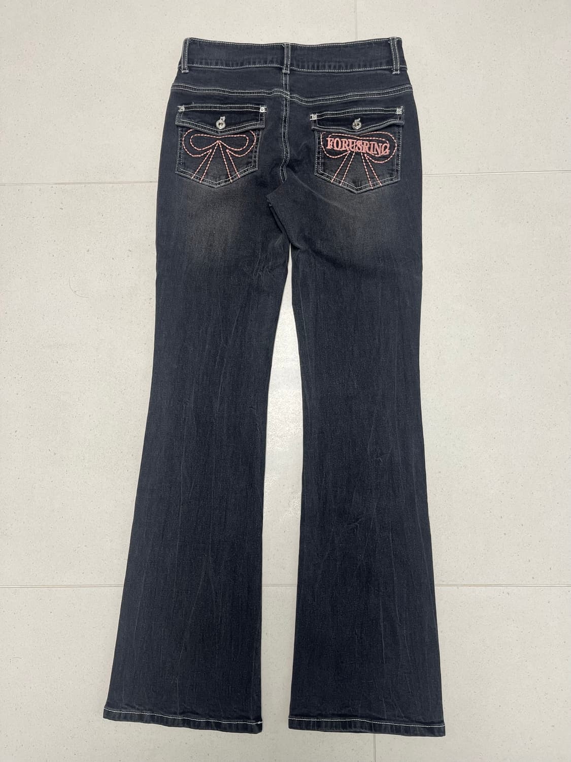 포어링 Ribbon stitch bootcut jeans 상품이미지5