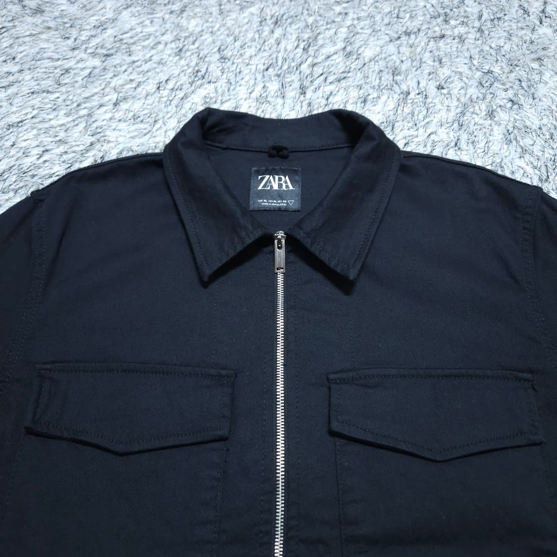 자라) 44(L추천) 남자 셔츠형자켓 데님자켓 / 왕눈이샵 상품이미지3