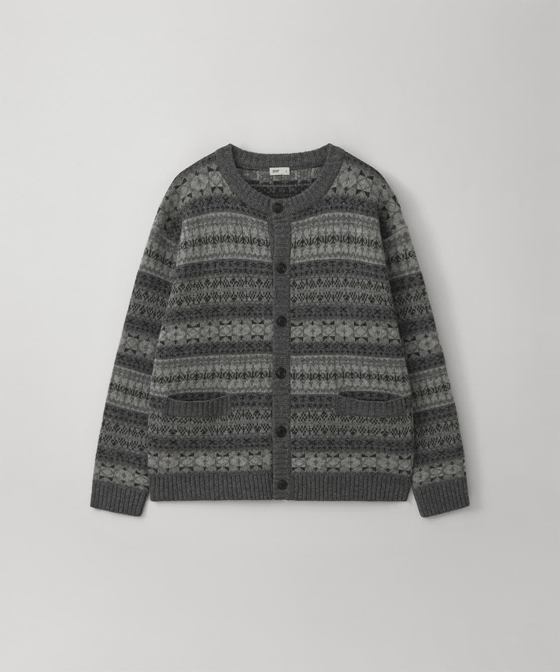 어나더오피스 그랜마 가디건 - 모노크롬 (01) 상품이미지1