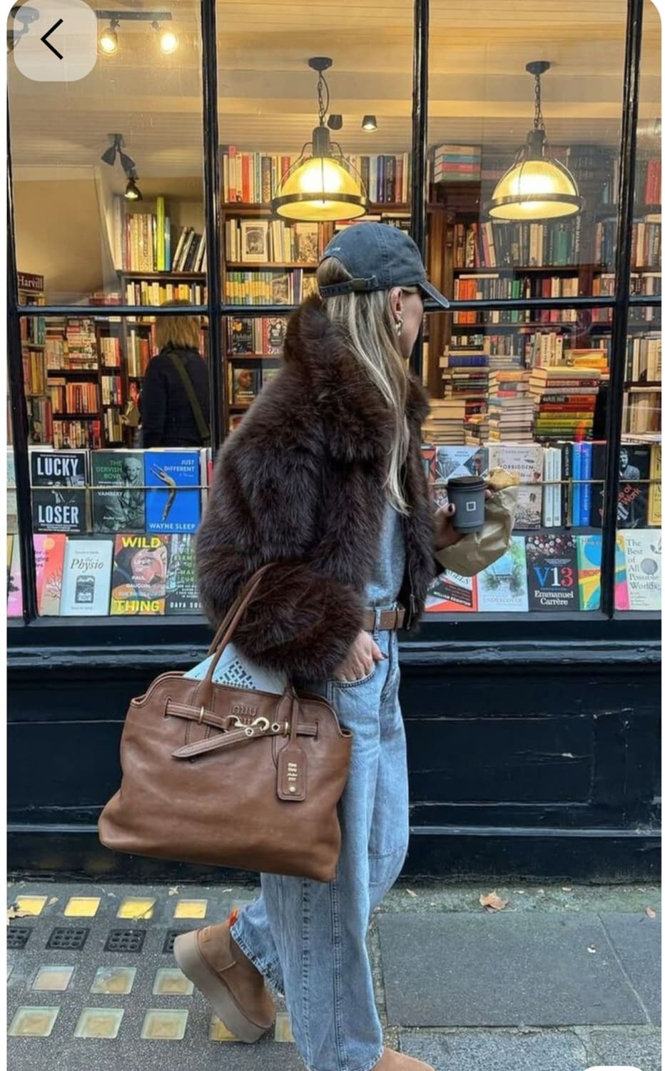 코코아브라운 퍼 자켓 상품이미지4