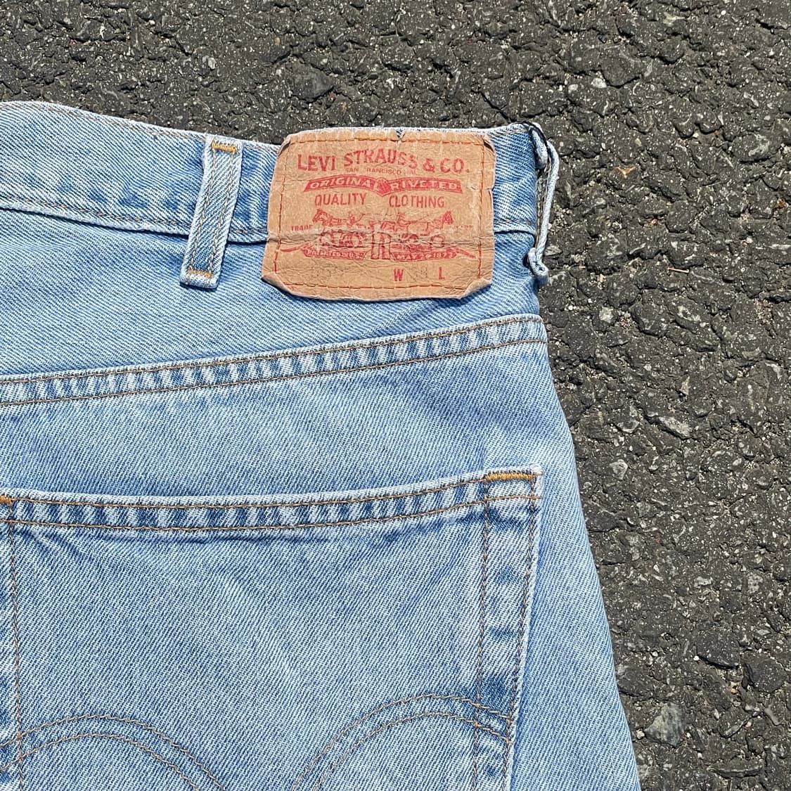 00s 리바이스 550 데님쇼츠 반바지 p695 상품이미지6
