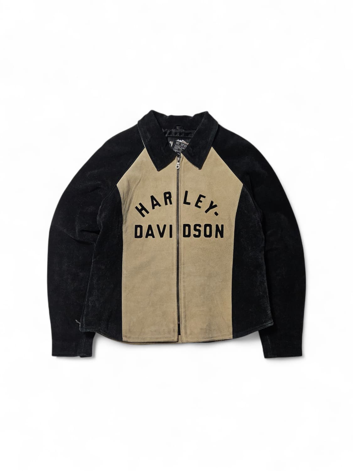 할리데이비슨 스웨이드 레더 자켓 L 가죽자켓 상품이미지1