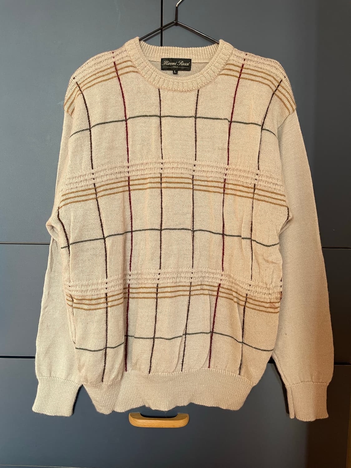 Hiromi Rossi 모100 뮤트 너디 오트밀 니트 상품이미지2