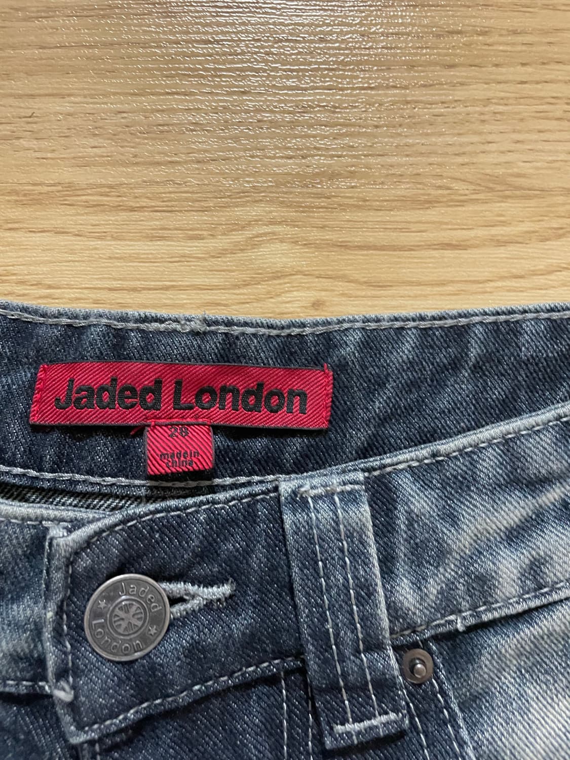 Jaded london 제이디드 런던 더티 로우 라이즈 데님 28 상품이미지5