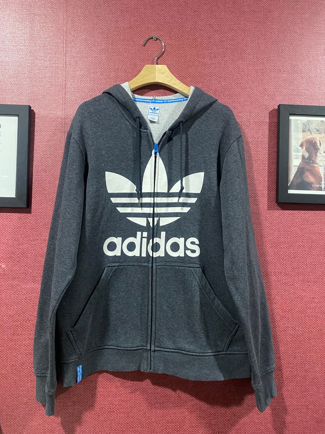 아디다스 트레포일 풀집업 후드티 095 상품이미지1