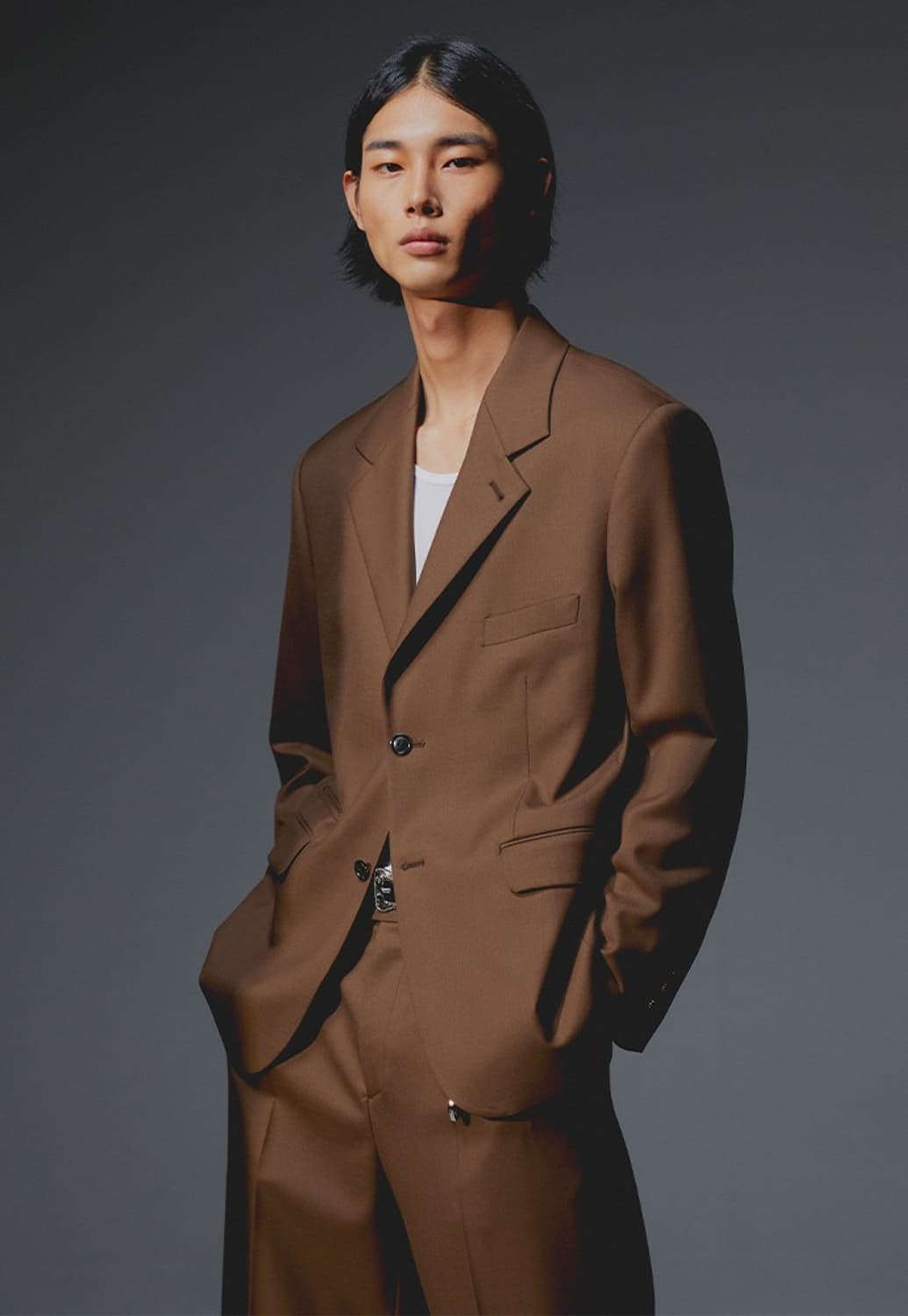 토니웩 브라운 셋업 판매합니다 상품이미지3