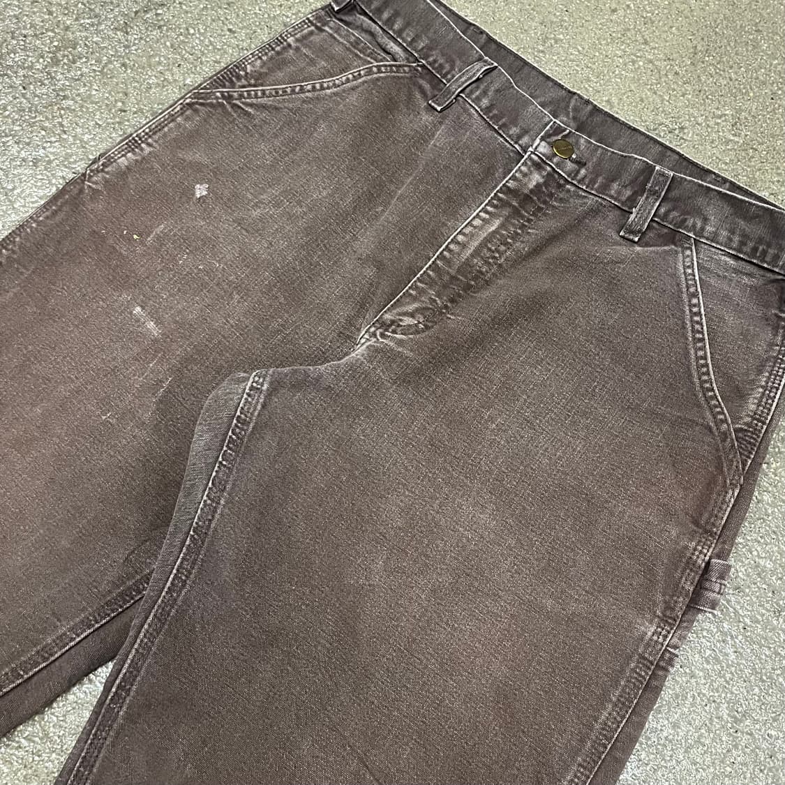 Carhartt B11 브라운 싱글니 팬츠 (34“) 상품이미지3