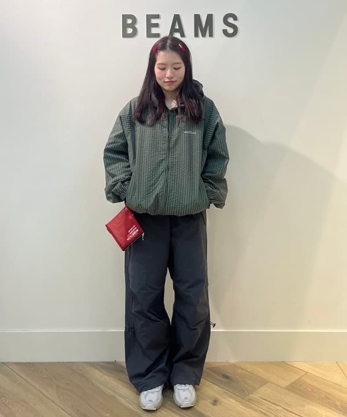 빔즈 키링 파우치 레드 상품이미지6