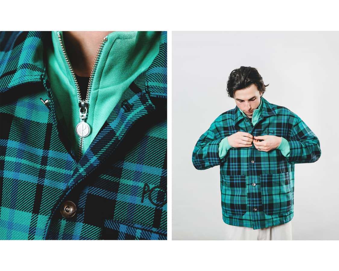 폴라스케이트 Polar Skate Co. Plaid Work Jacket 상품이미지5