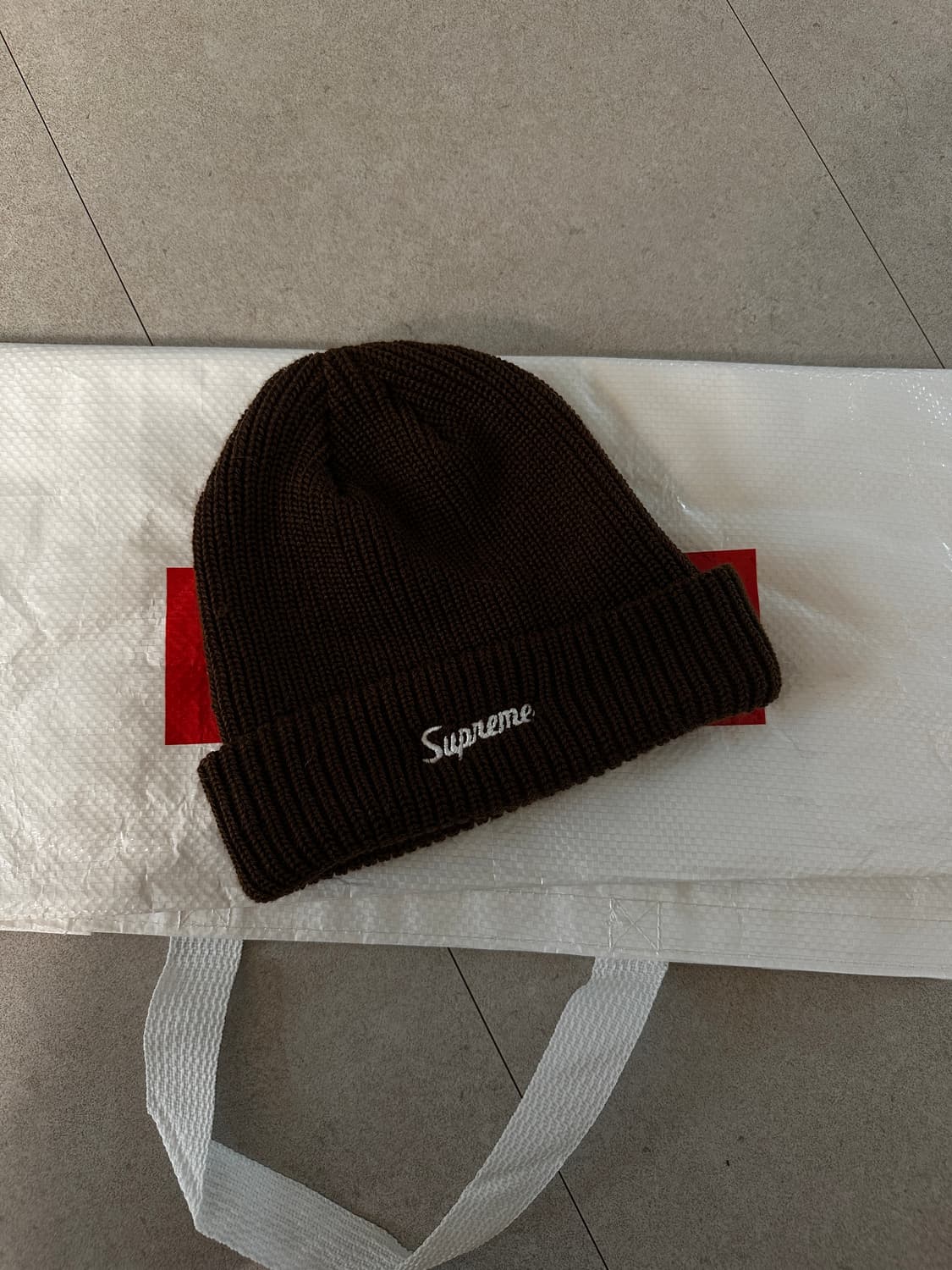 supreme loose guage beanie brown 상품이미지1
