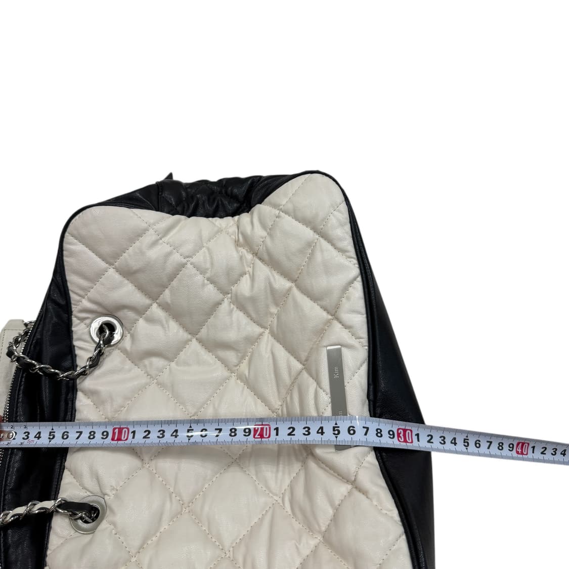 마뗑킴 빅 퀄팅백 가방 아이보리 상품이미지7