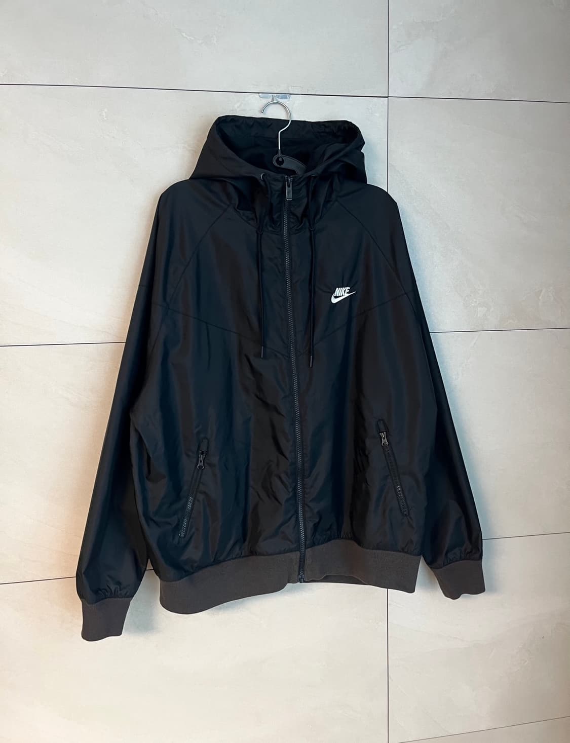 [2XL] 나이키 윈드러너 바람막이 블랙 상품이미지2