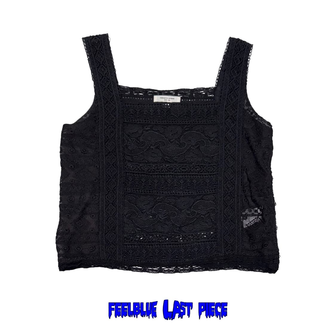 Crochet Square-Neck Tank slip top 상품이미지2