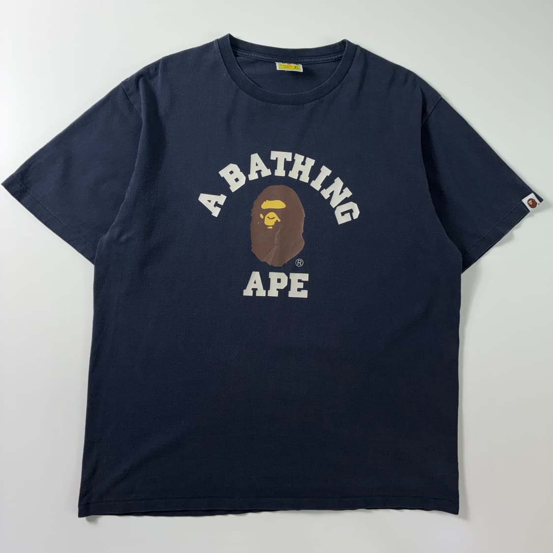 Bape  베이프 컬리지 네이비 반팔 티셔츠  상품이미지2