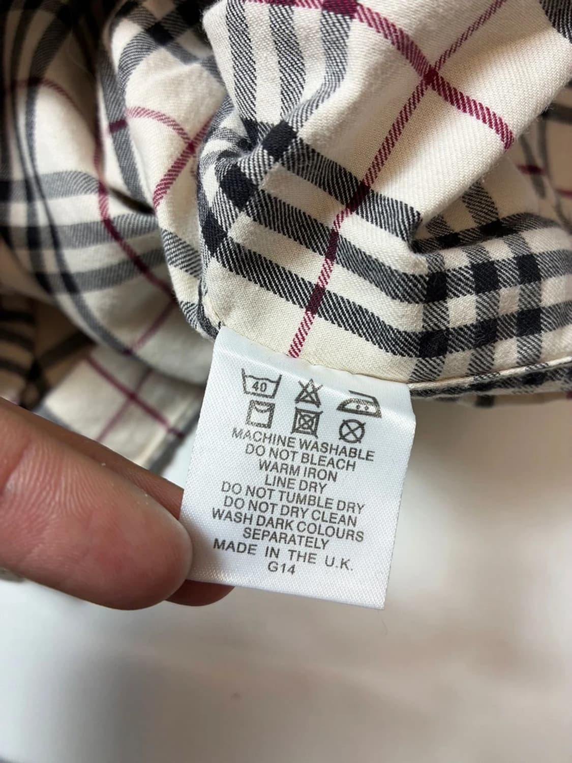 버버리 00's 노바체크 시그니처 셔츠 PN8266 상품이미지9