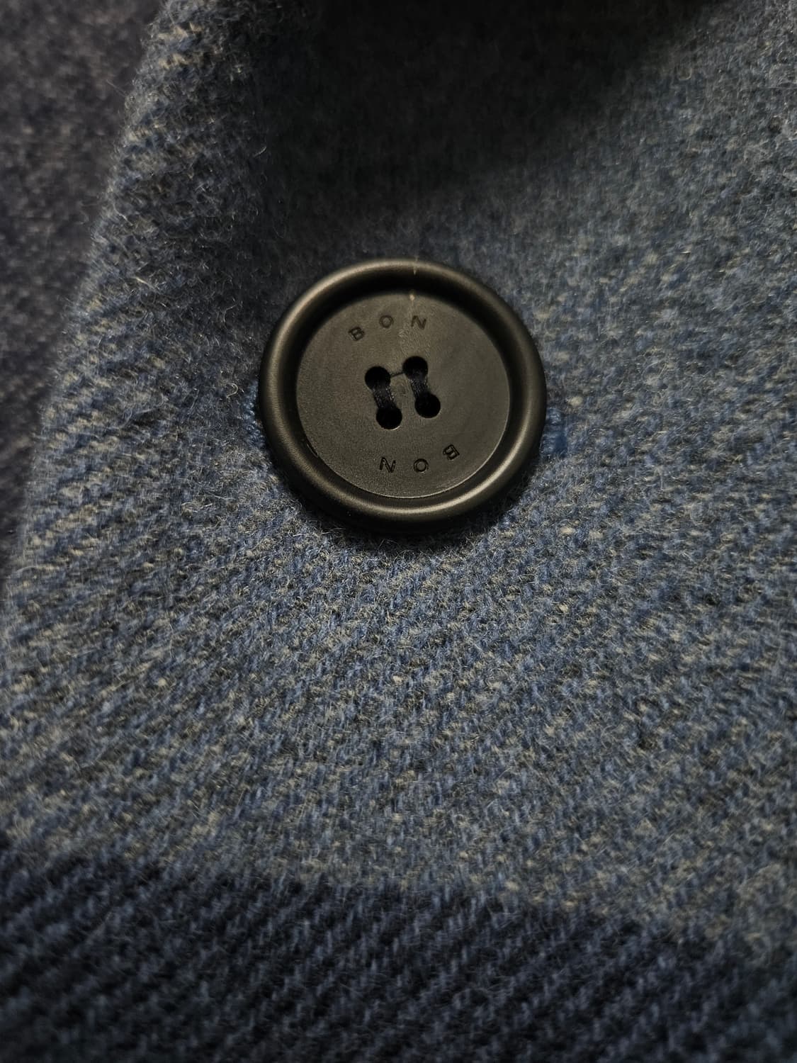 본 bon 체크 롱 코트 상품이미지3