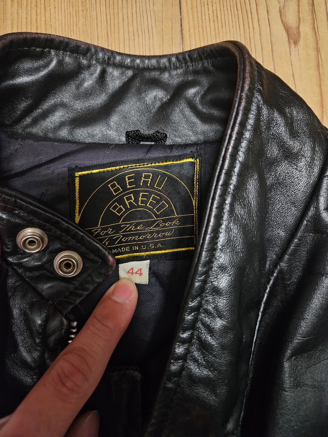 빈티지 카페레이서 레더자켓  상품이미지3