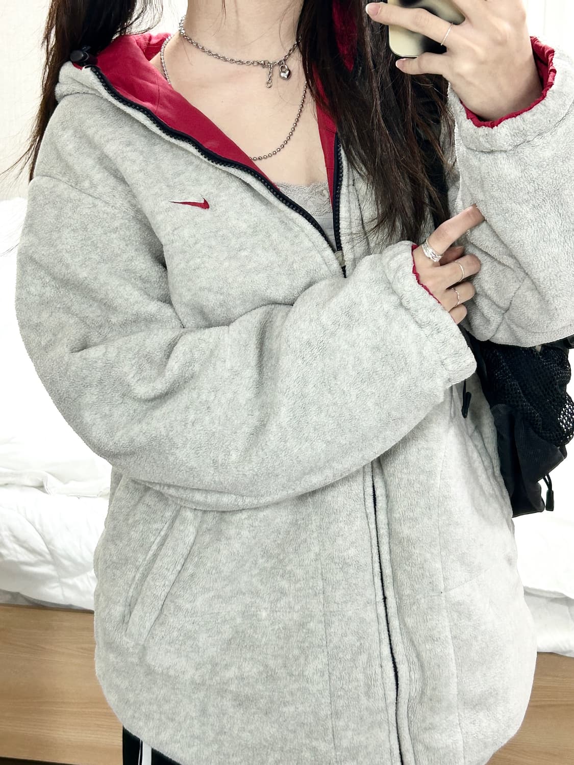 나이키 00’s 빅로고 리버시블 점퍼 상품이미지5