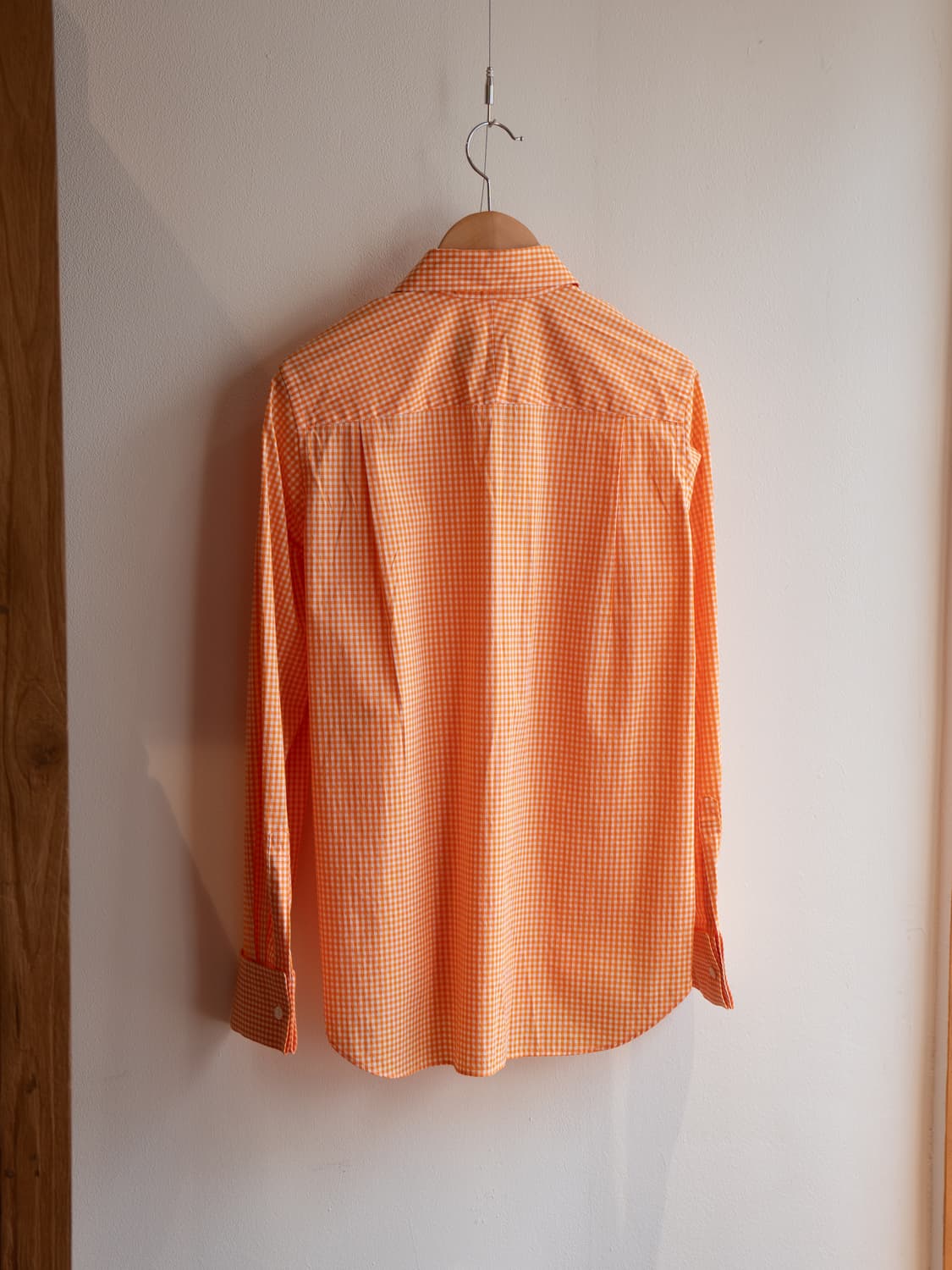 꼼데가르송 트리콧 체크 프릴 셔츠 상품이미지2