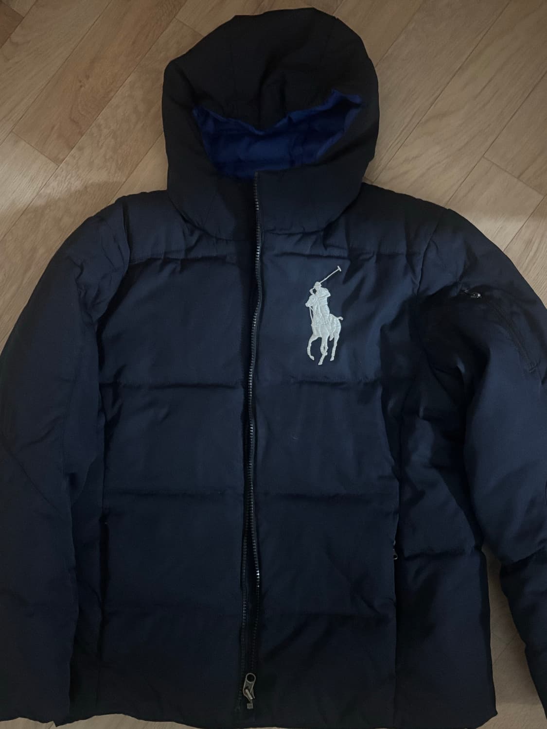 폴로 빅포니 패딩 네이비 상품이미지1