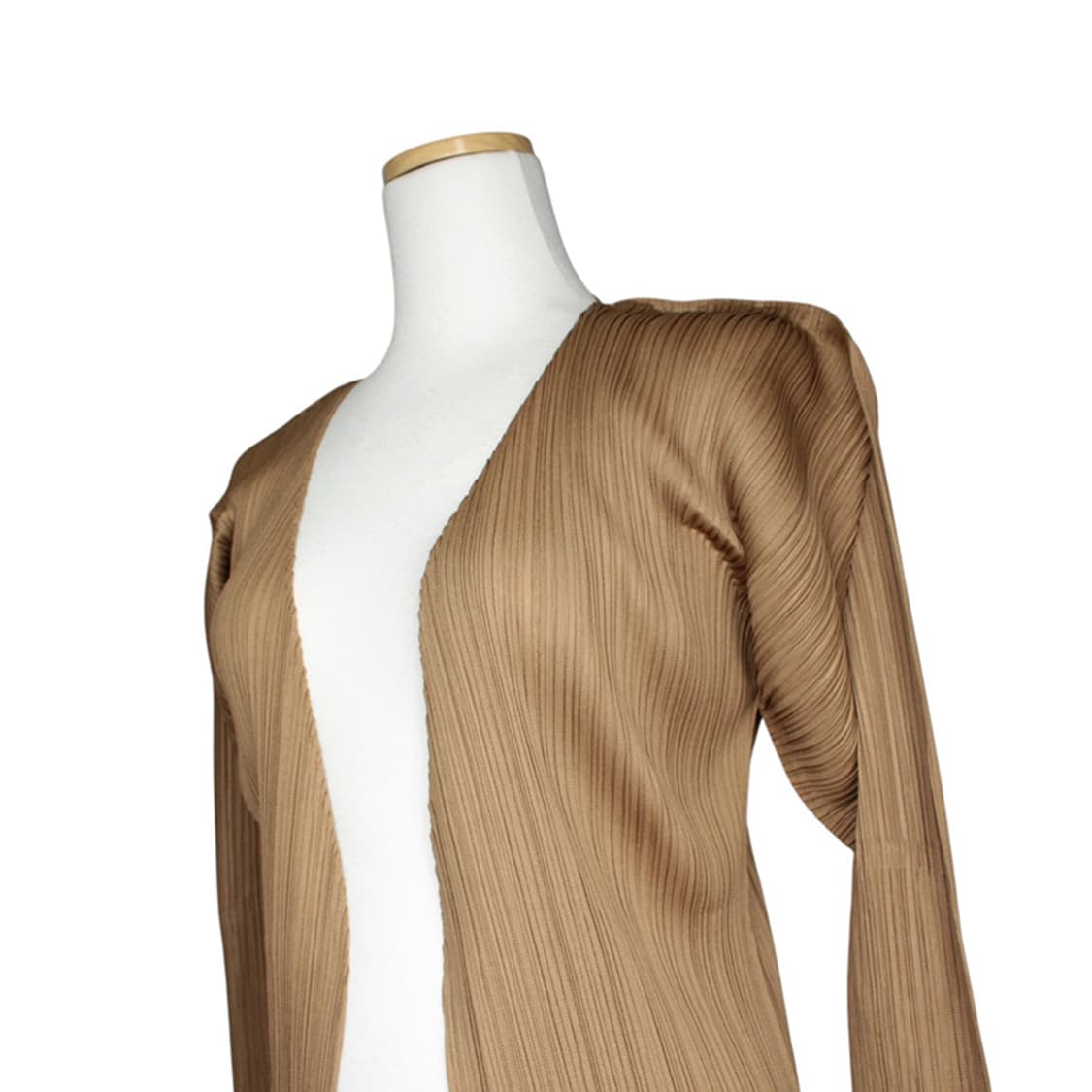 플리츠플리즈 카멜 가디건 M 상품이미지4