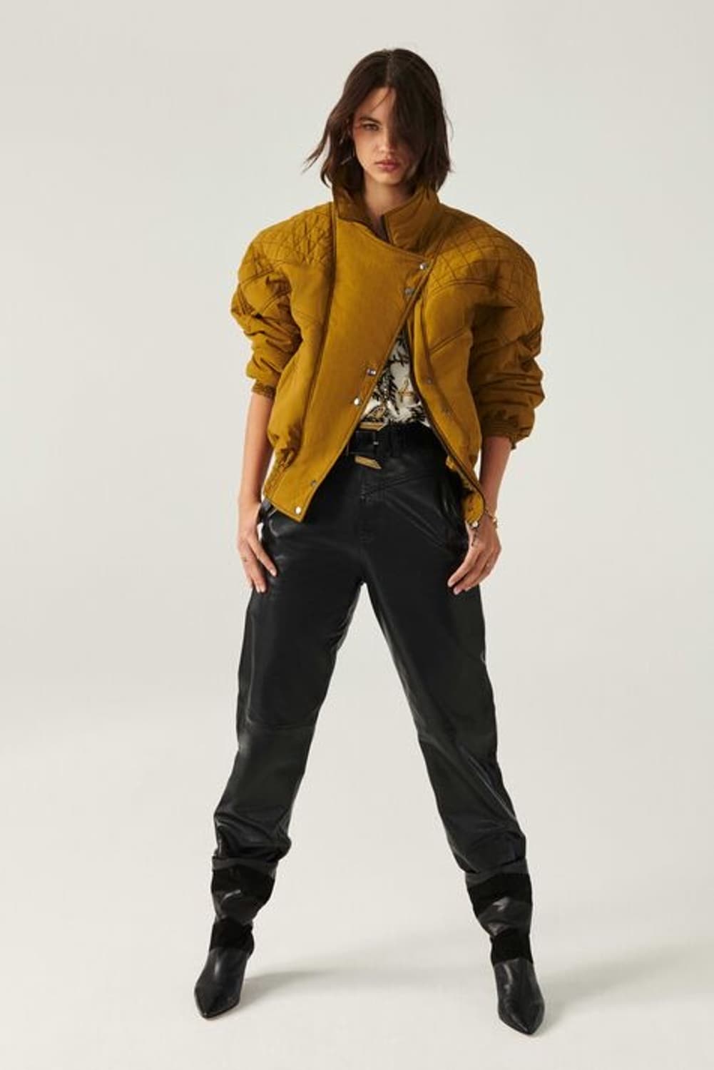 ba&sh(바쉬) 퀼팅 하이넥 보머 자켓 상품이미지3