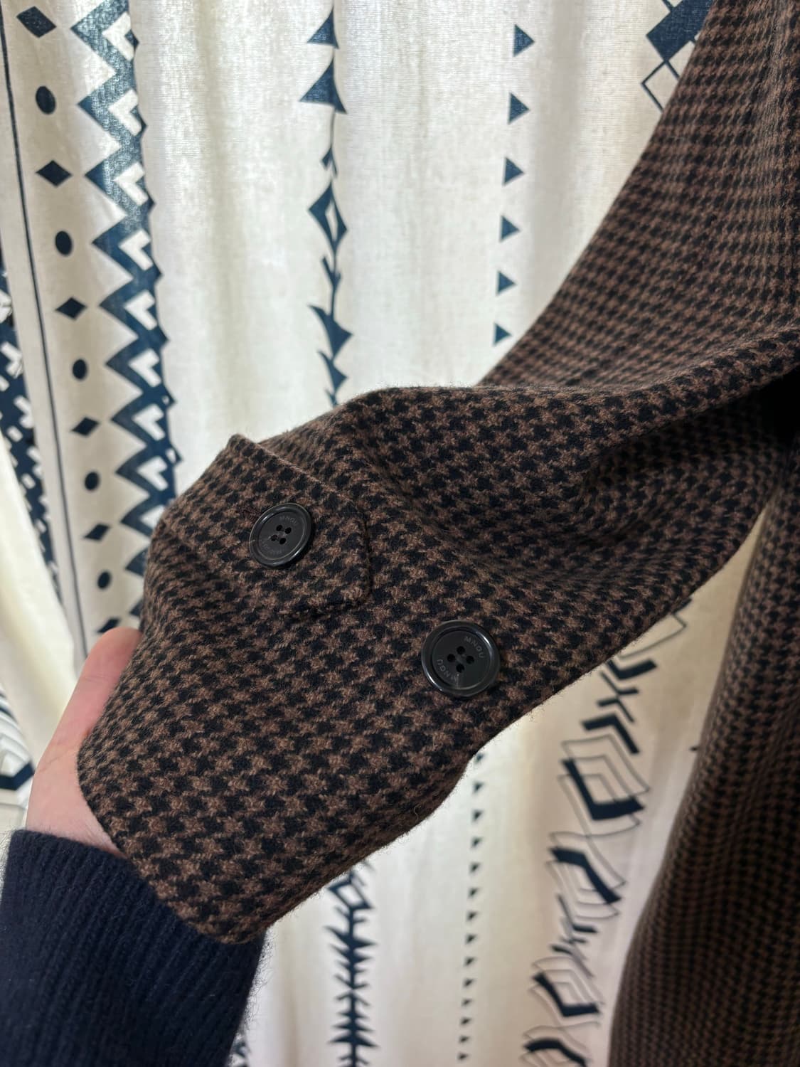 MNGU / 체크 발마칸코트 상품이미지6