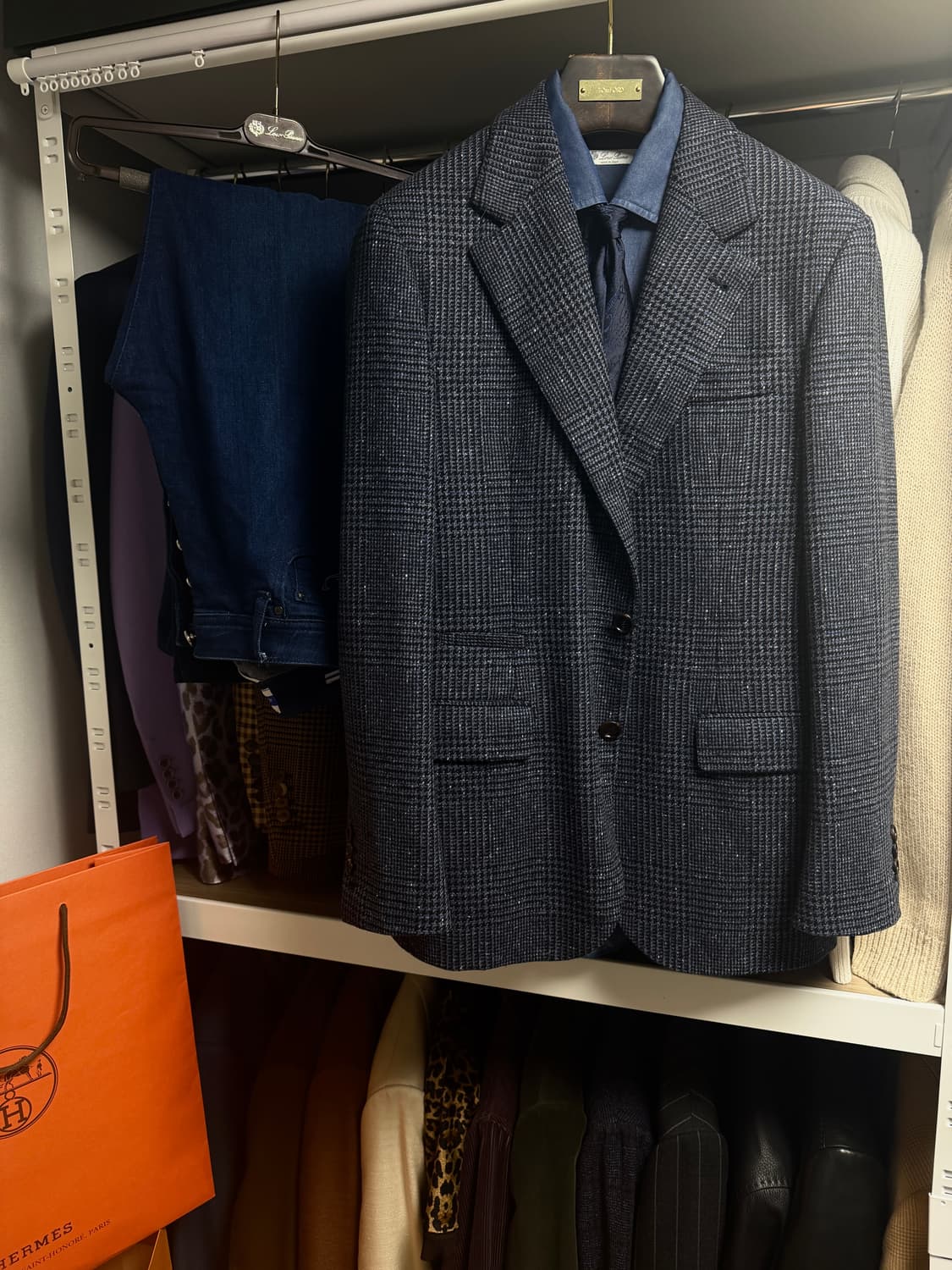 (명작,강추👍)브루넬로쿠치넬리 사르토리아 체크 블레이져 자켓 상품이미지7