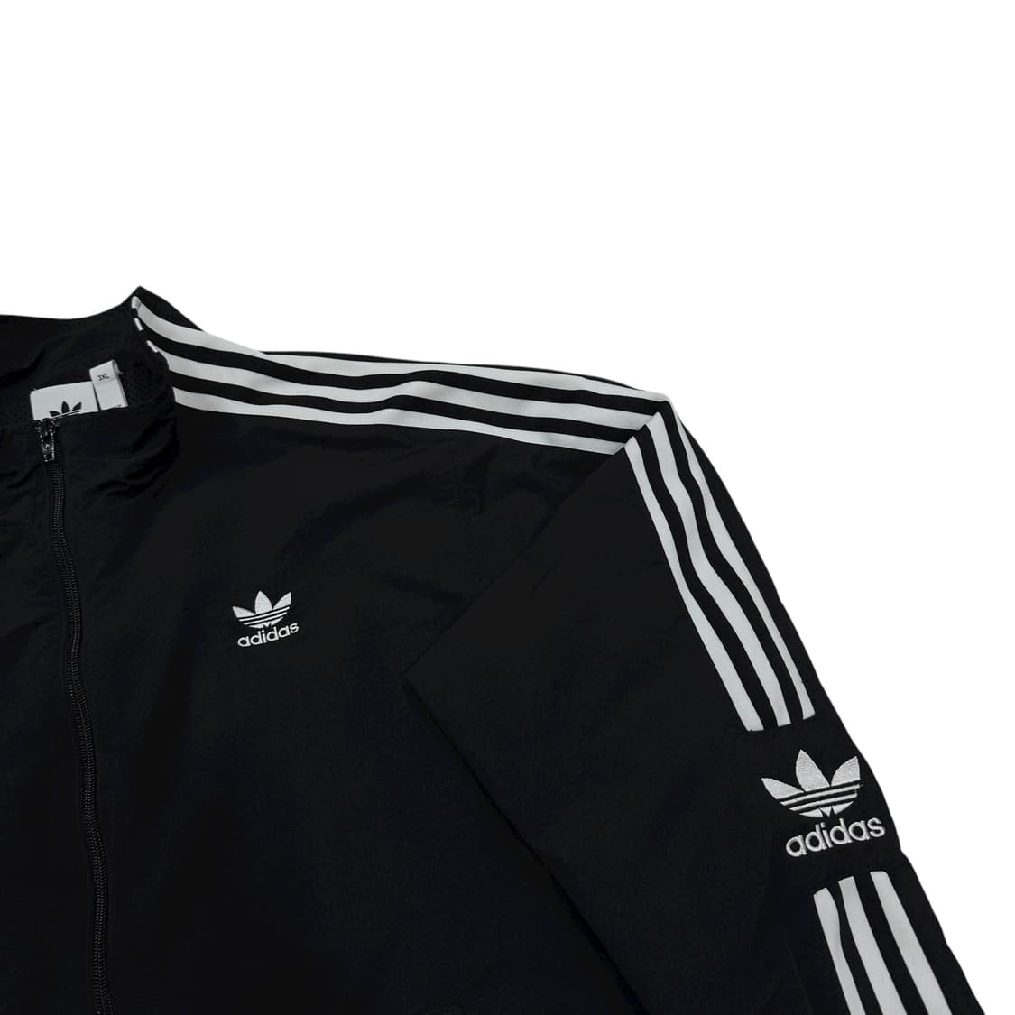 아디다스 빈티지 락업 트랙탑 바람막이 자켓 블랙 3XL 상품이미지2
