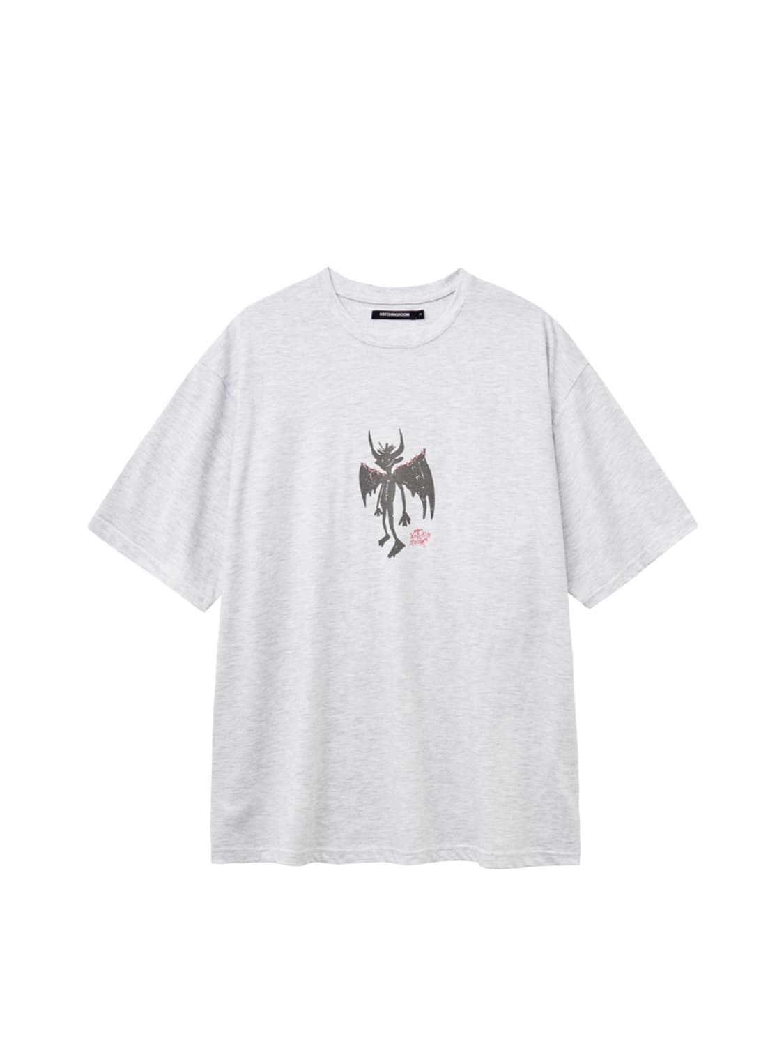 해칭룸 Devil Tee 1/2 1% M.Grey 상품이미지1