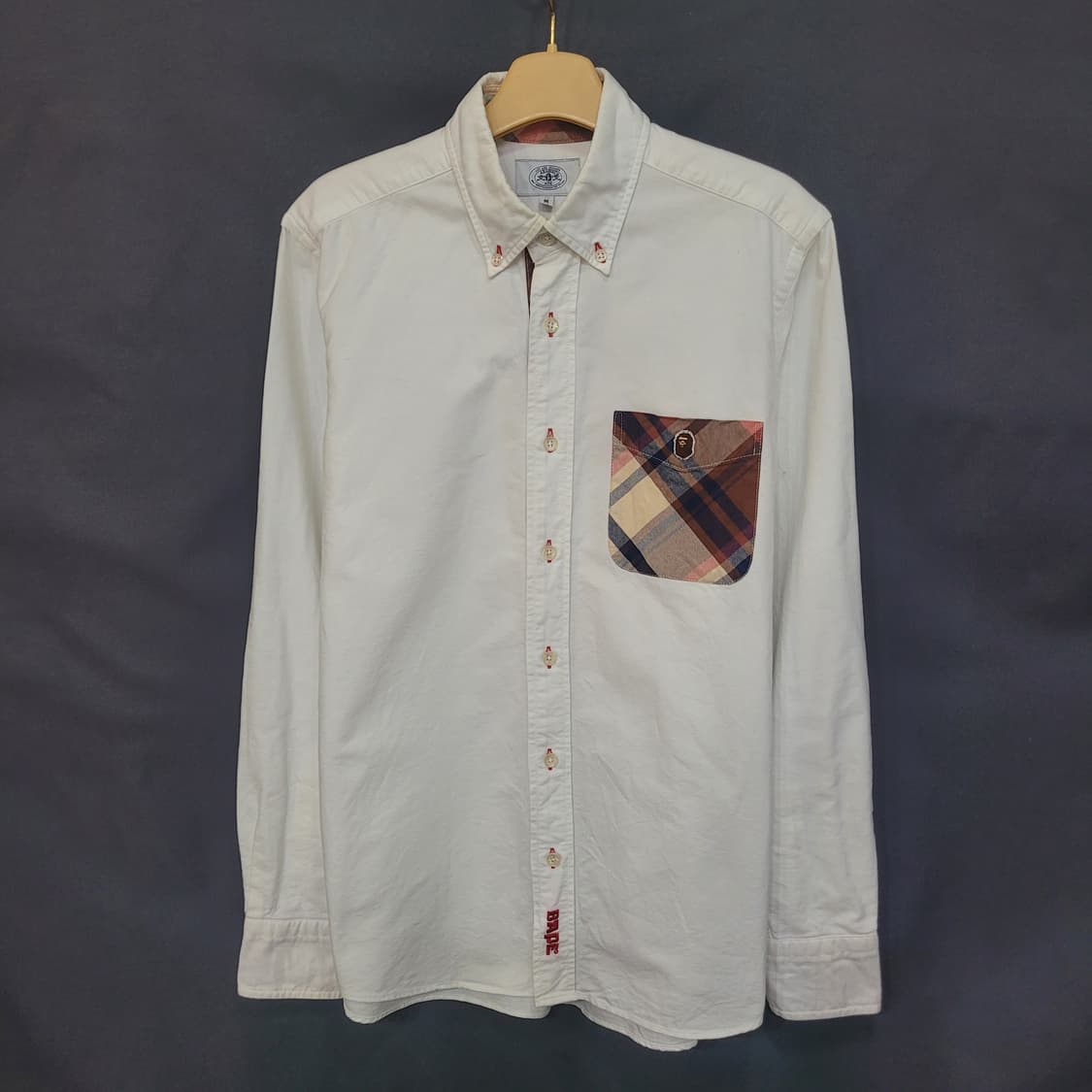 bape oxford patch shirt 베이프 옥스포드 패치 셔츠 상품이미지9