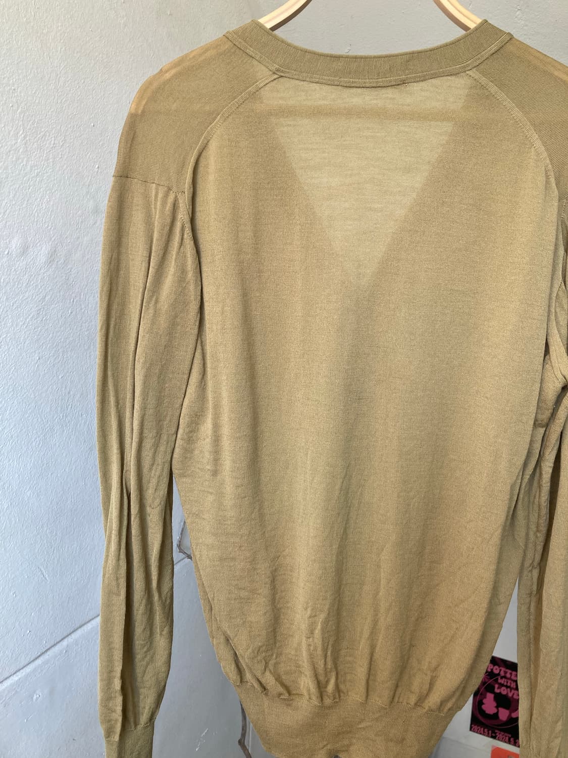 70's 울 100 가디건 made in ITALY 상품이미지6